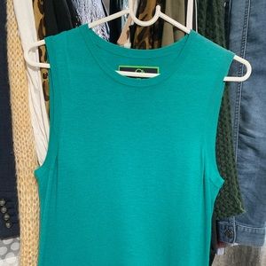 Teal/Green C Wonder top with sequin